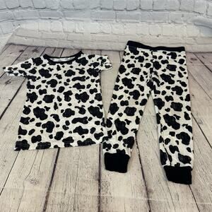 Bundle of Joy Cow Pattern Bamboo Pajama Set